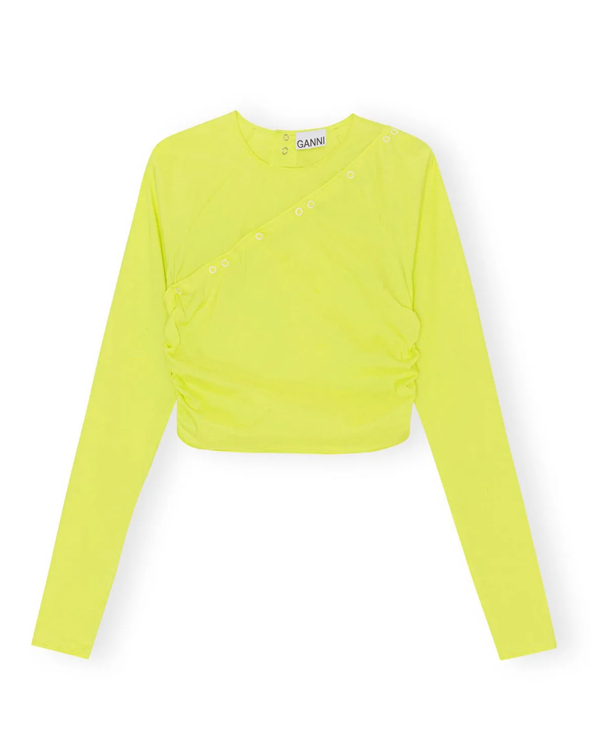 Ganni Long Sleeve Top Sulphur Spring