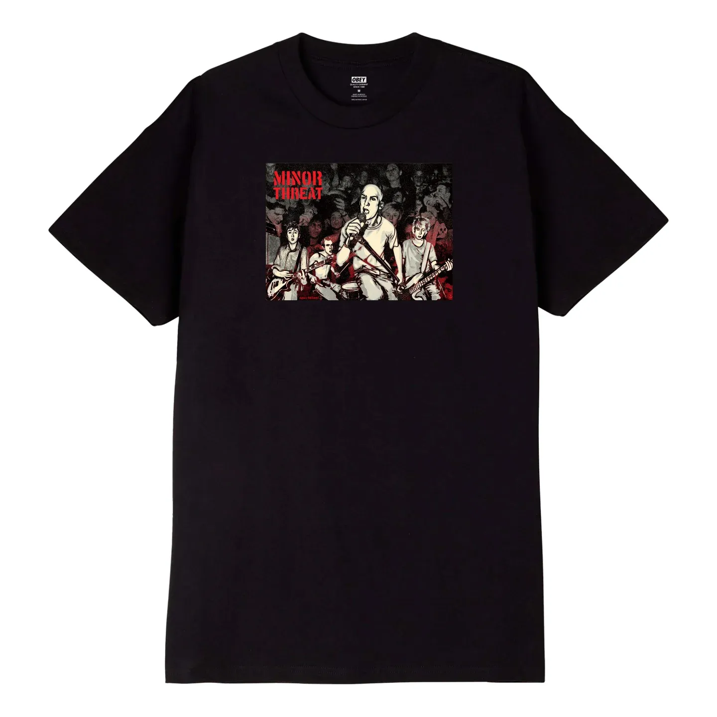 G.E.F X Just A Minor Threat Classic T-Shirt | Obey Clothing UK