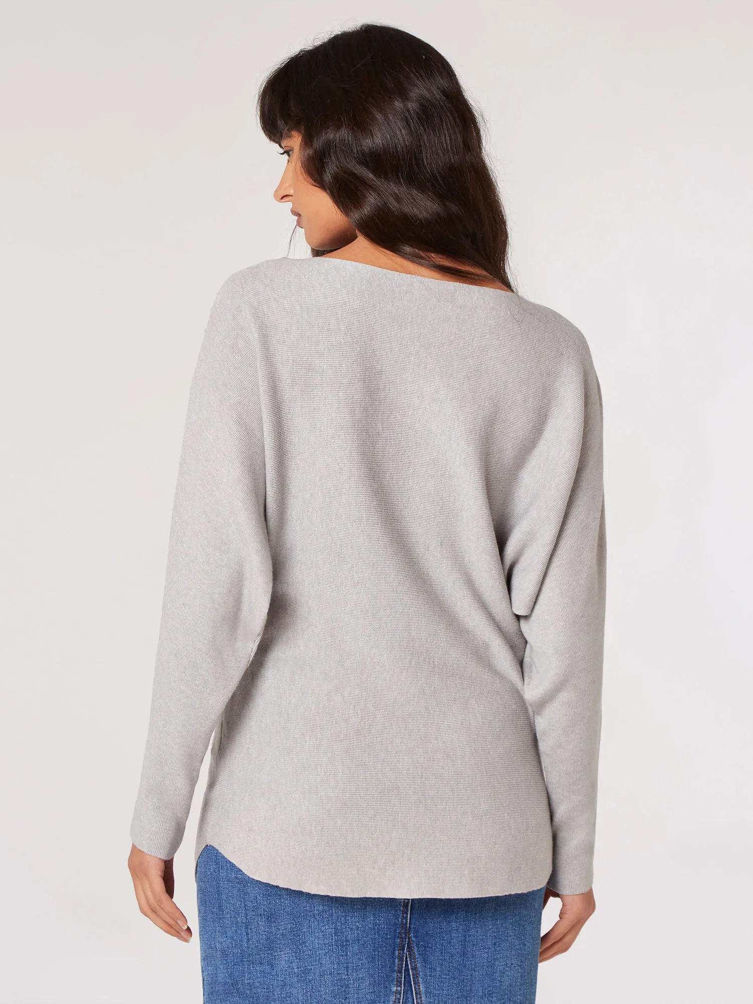 Gem Embellished Batwing Jumper | Apricot Clothing