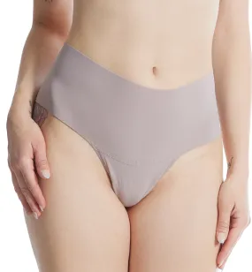 Hanky Panky BreatheSoft Hi-Rise Thong (6J1921B) - Evening Grey