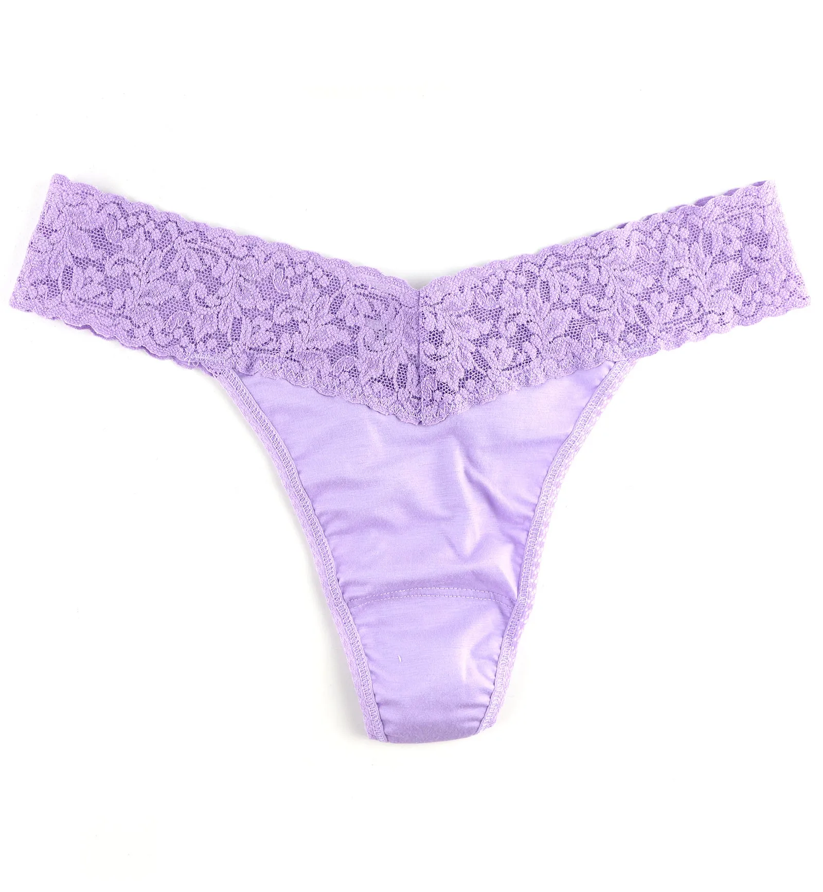 Hanky Panky Cotton Original Rise Thong (891801P) - French Lavender