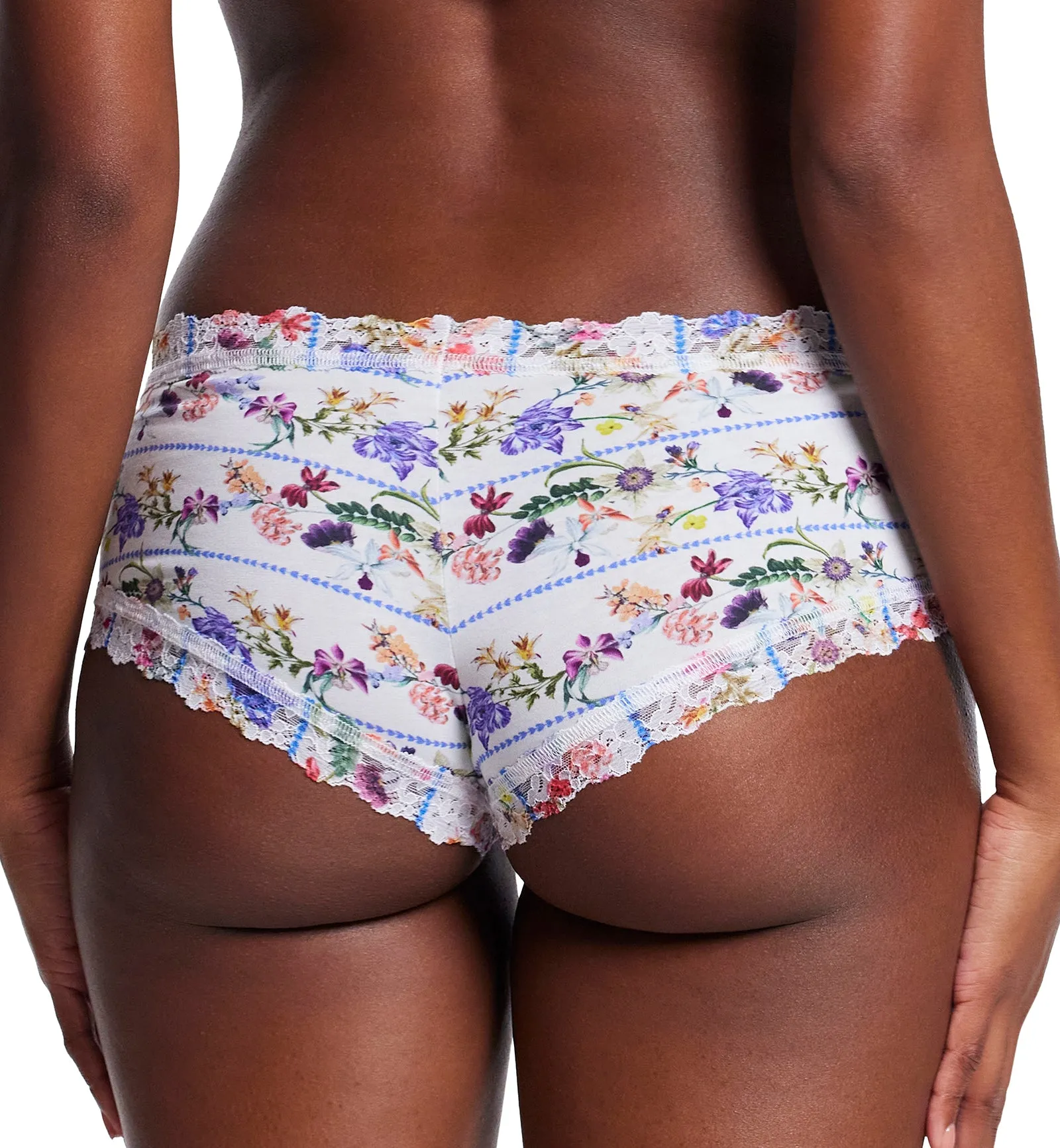 Hanky Panky Cotton Printed Boyshort (PR891281) - Flower Crown