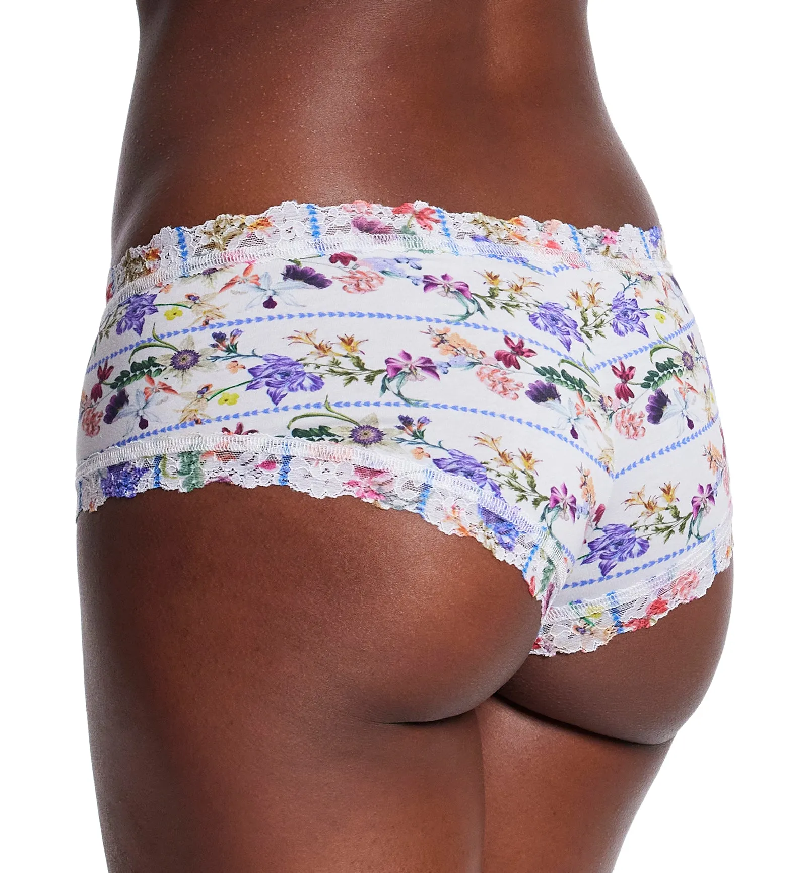 Hanky Panky Cotton Printed Boyshort (PR891281) - Flower Crown