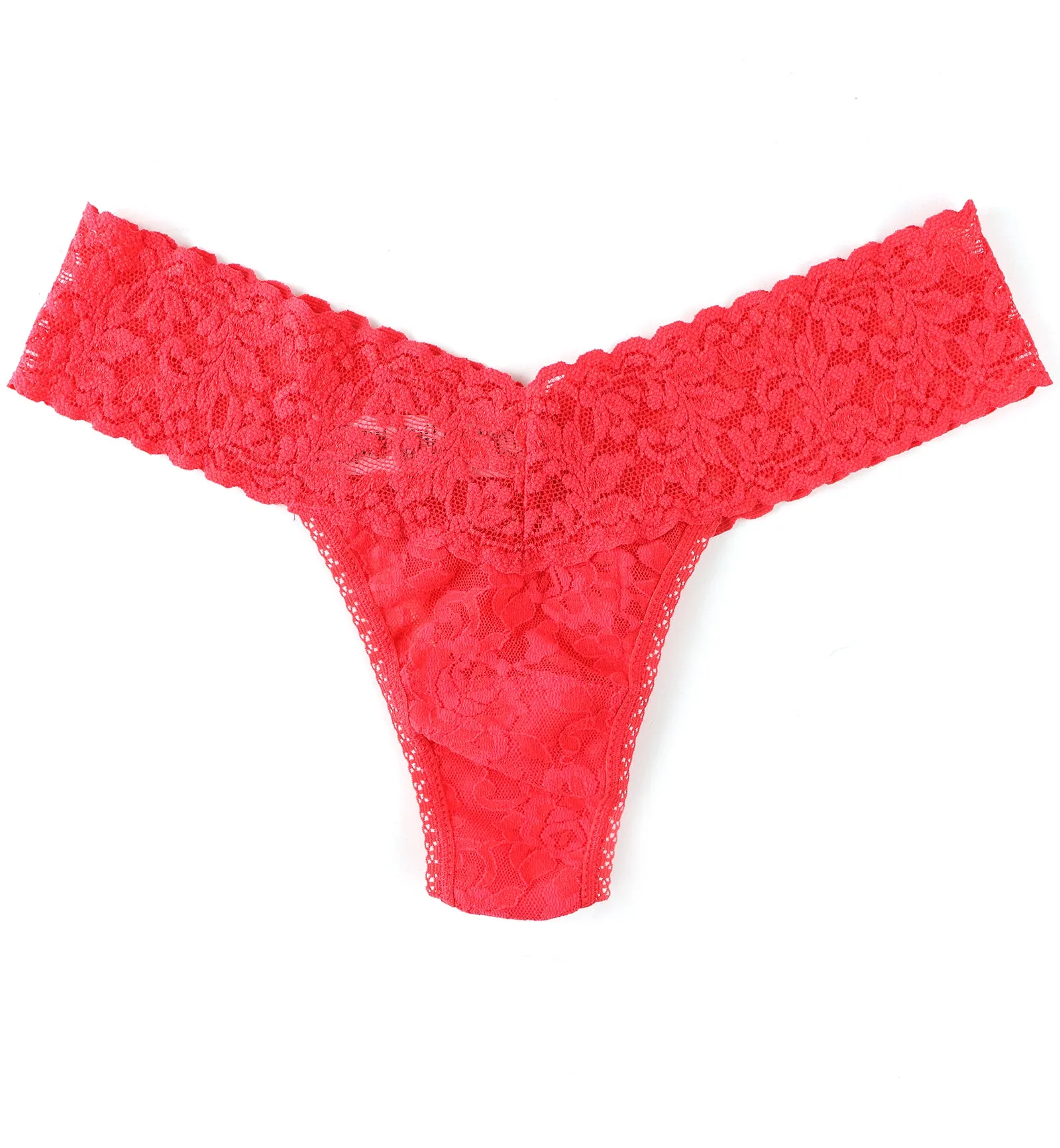 Hanky Panky Signature Lace Low Rise Thong (4911P) - Deep Sea Coral