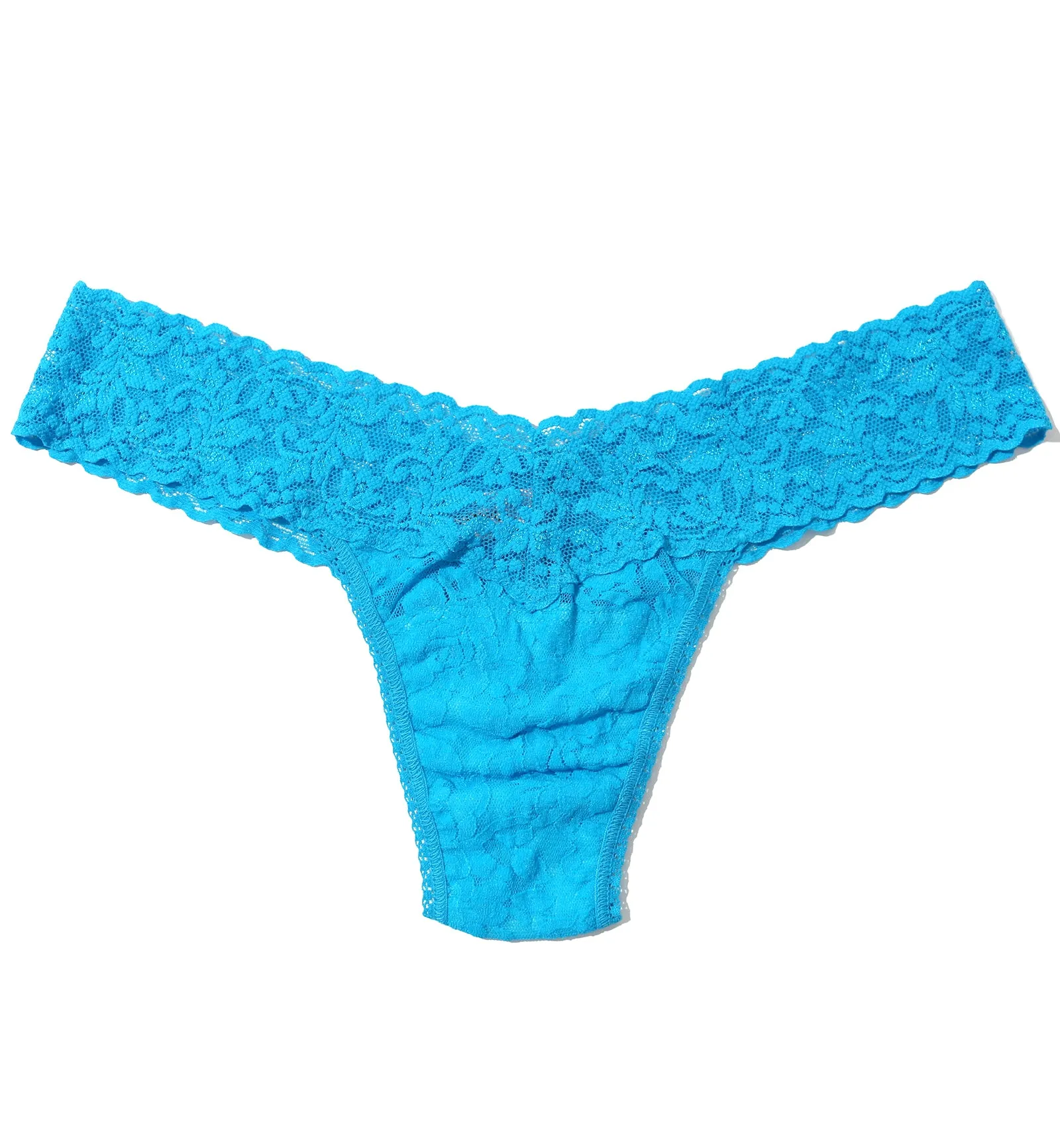 Hanky Panky Signature Lace Low Rise Thong (4911P) - Ocean Eyes