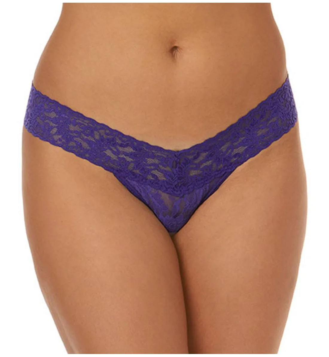 Hanky Panky Signature Lace Low Rise Thong (4911P) - Wild Violet