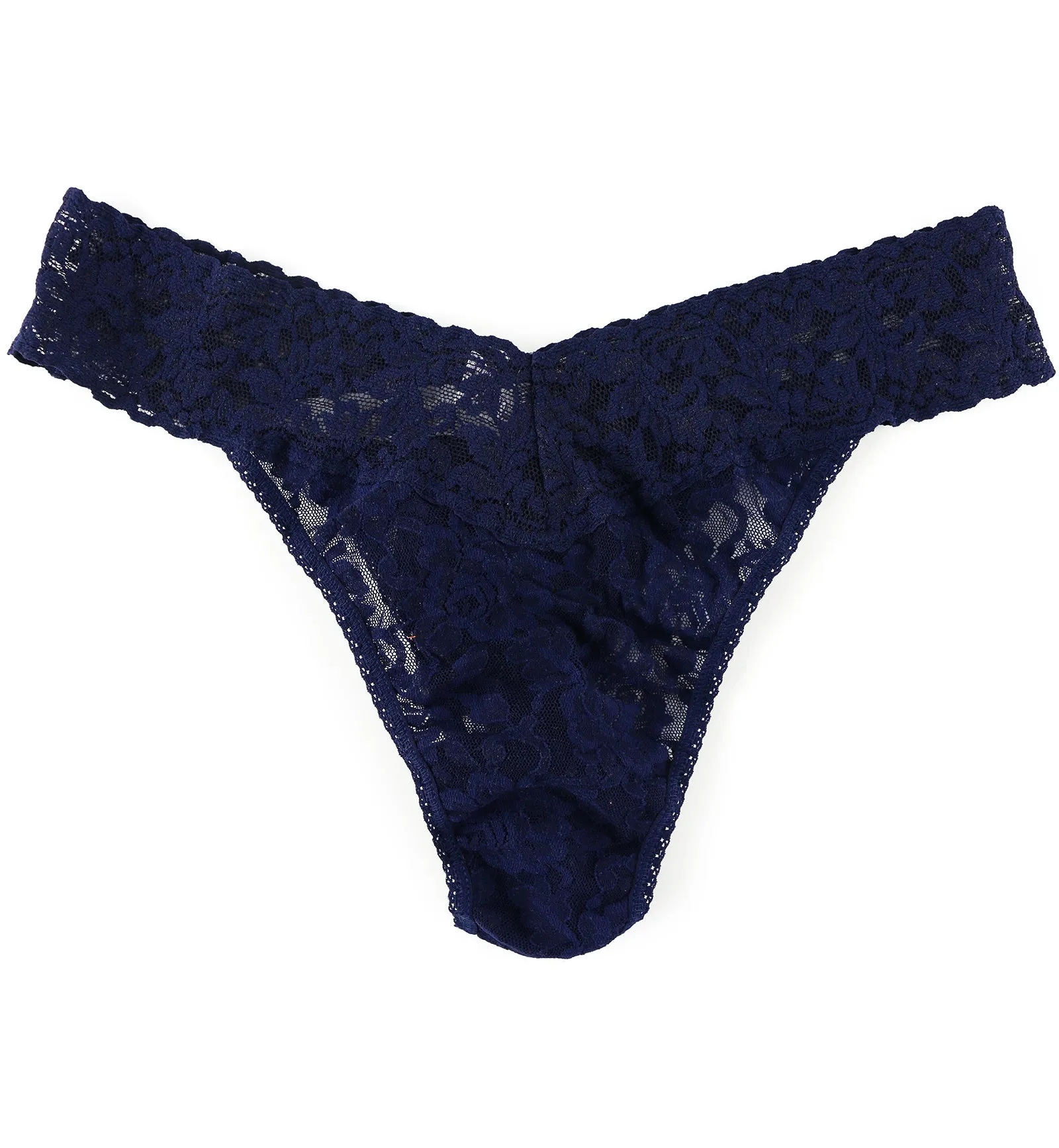 Hanky Panky Signature Lace Original Rise Thong PLUS (4811X) - Navy