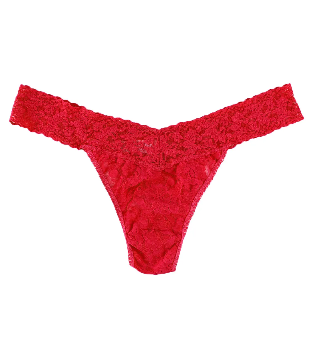 Hanky Panky Signature Lace Original Rise Thong PLUS (4811X) - Red