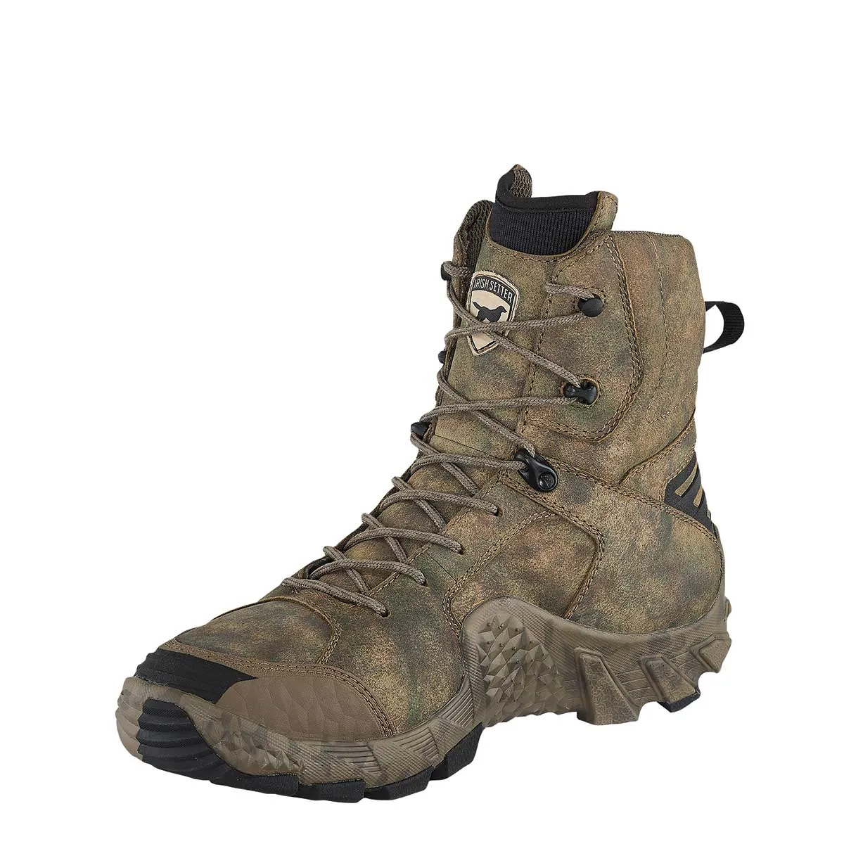 Irish Setter Men's VaprTrek 8 Waterproof Camo Leather Boots