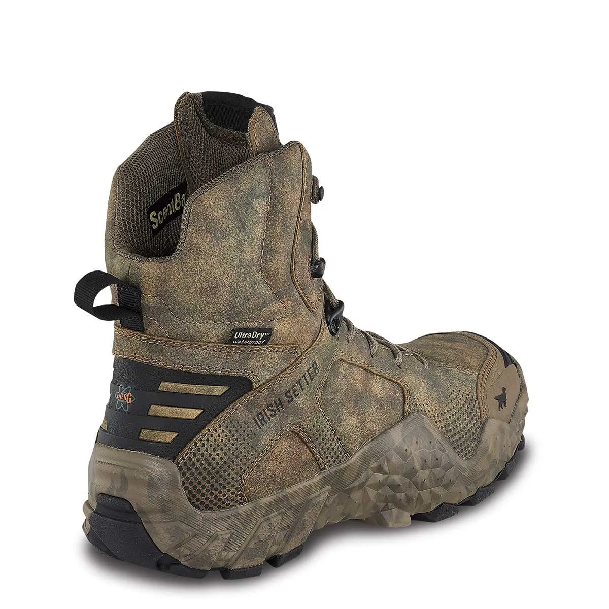 Irish Setter Men's VaprTrek 8 Waterproof Camo Leather Boots