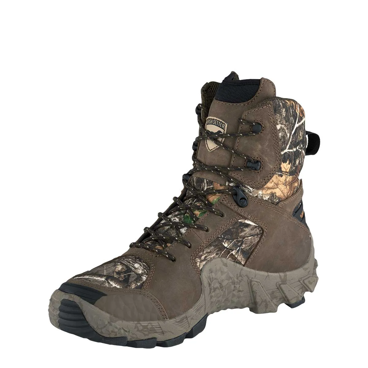 Irish Setter Men's VaprTrek 8 Waterproof Camo Leather Boots