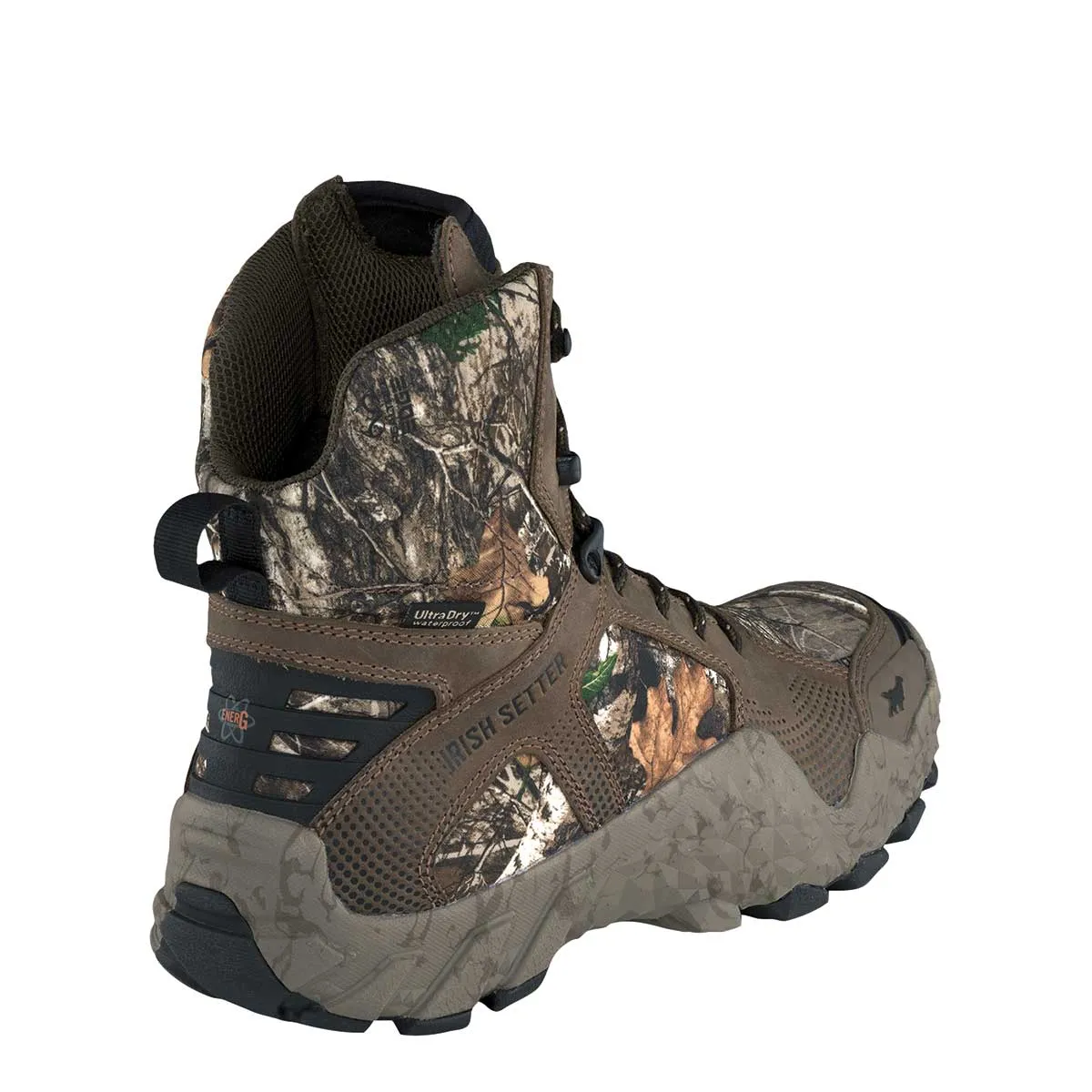 Irish Setter Men's VaprTrek 8 Waterproof Camo Leather Boots