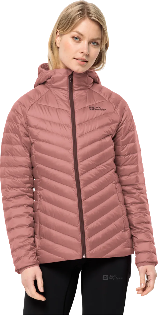 Jack Wolfskin Women's Passamani Down Hoody Blush Powder | Buy Jack Wolfskin Women's Passamani Down Hoody Blush Powder 