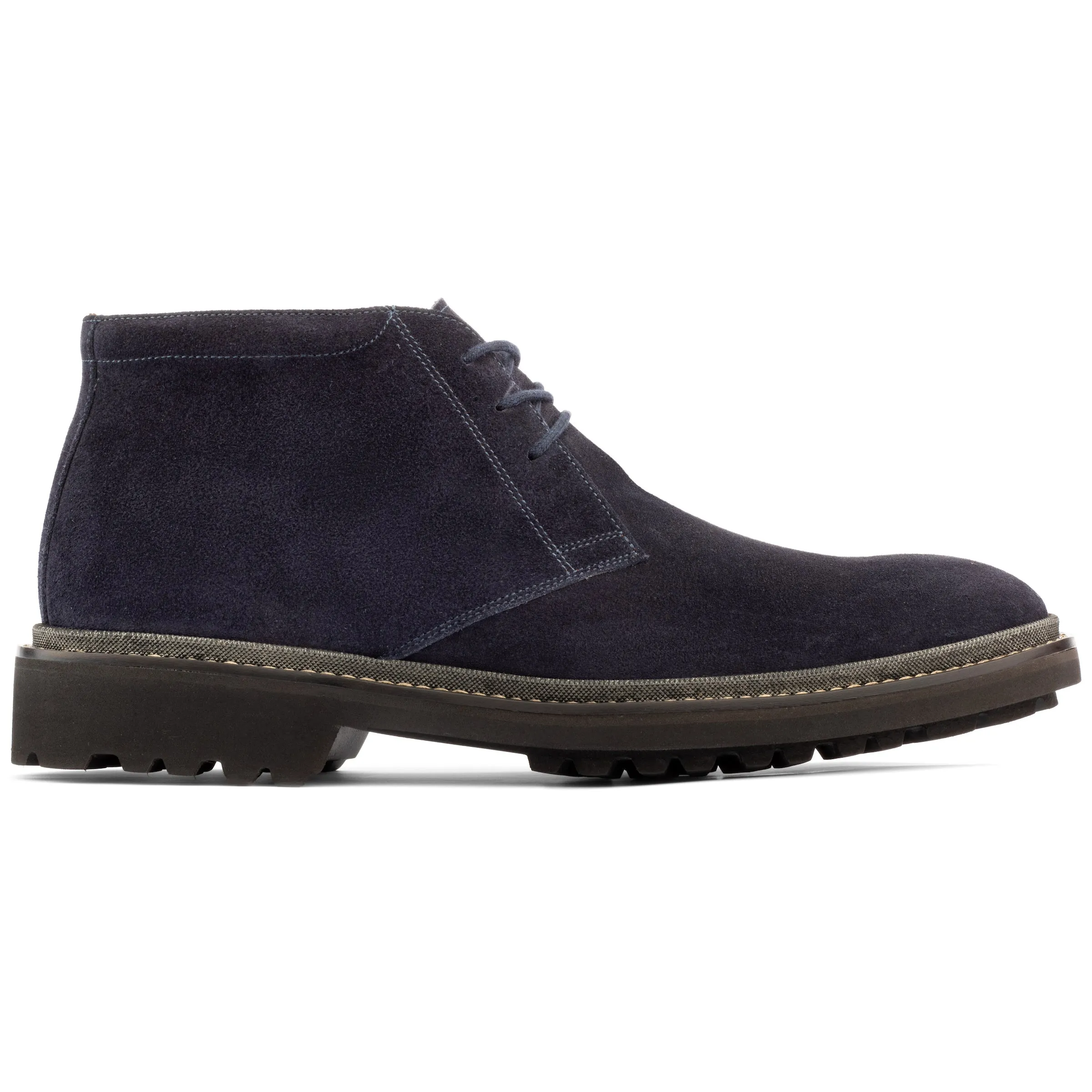 Javier Navy Blue Suede Desert Boot