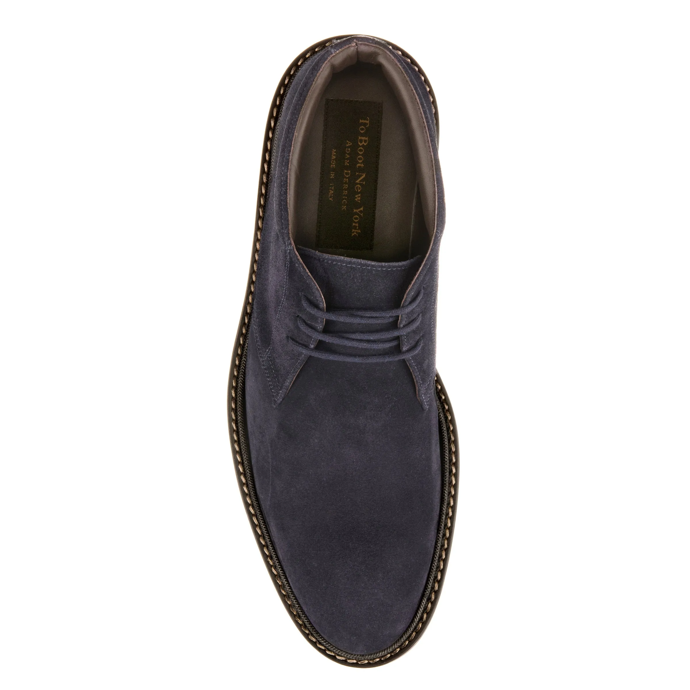 Javier Navy Blue Suede Desert Boot