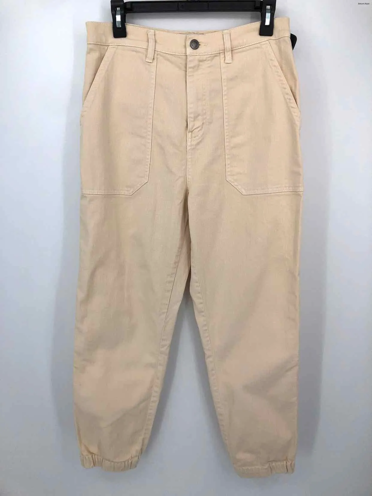 JOIE Cream Denim Straight Leg Size 10  (M) Pants