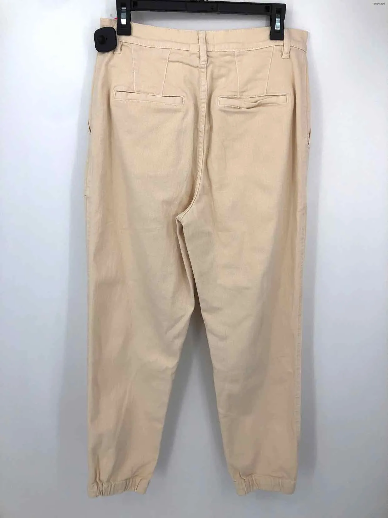 JOIE Cream Denim Straight Leg Size 10  (M) Pants