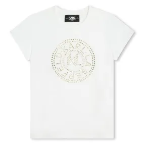 Karl Lagerfeld T-Shirt Studded White