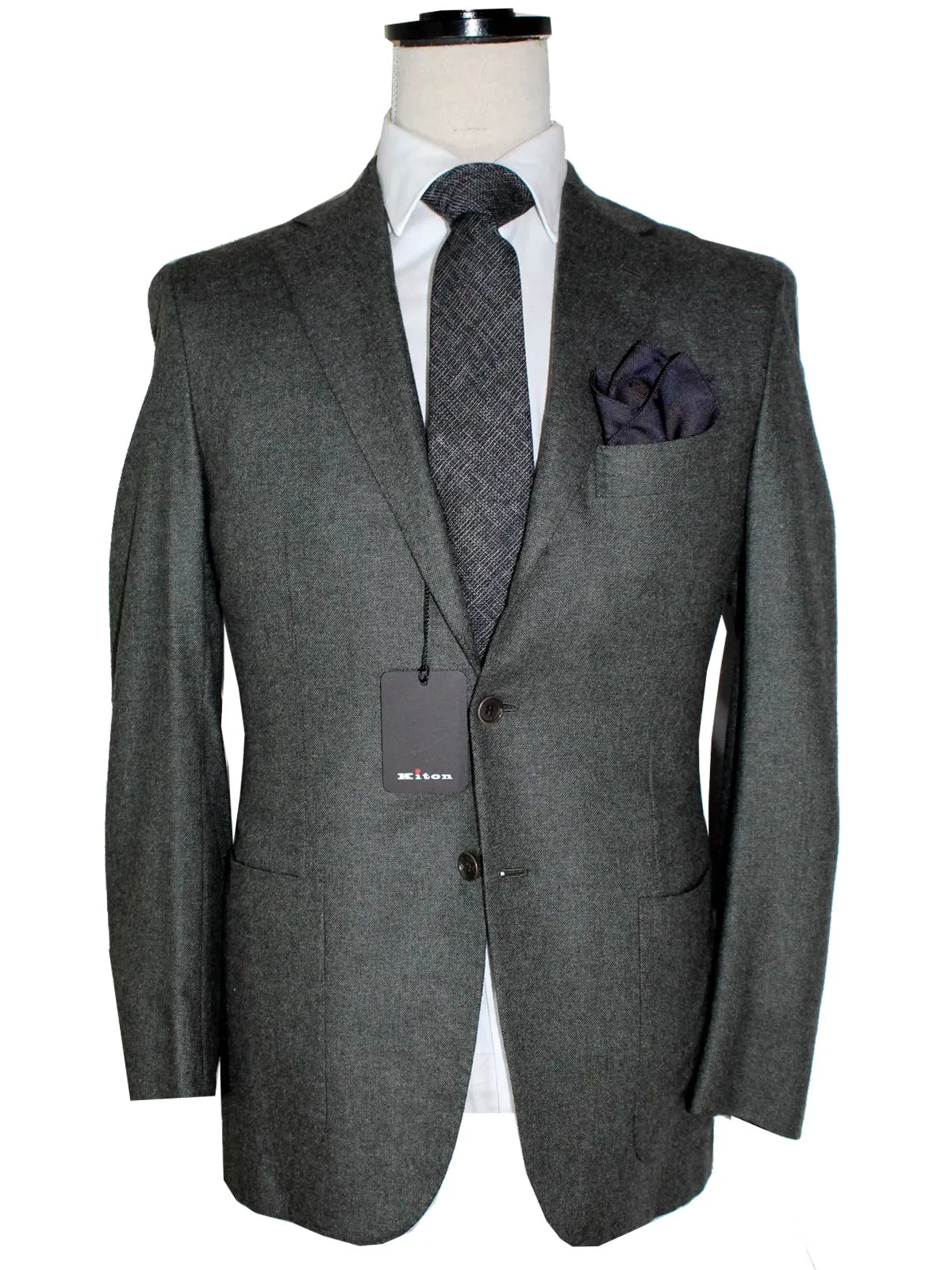 Kiton Cashmere Sport Coat Gray EU 50/ US 40 R SALE