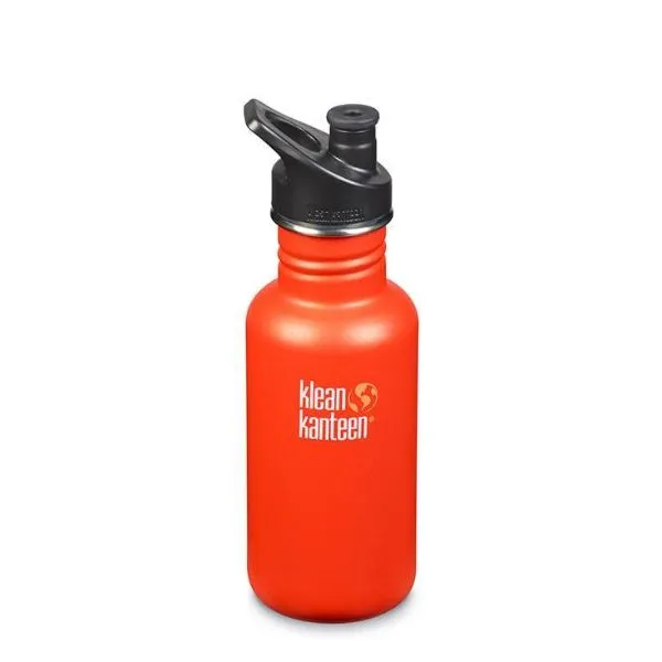 KLEAN KANTEEN - Classic W/Sport Cap (18 Oz 532ml)