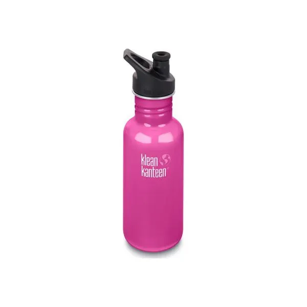 KLEAN KANTEEN - Classic W/Sport Cap (18 Oz 532ml)