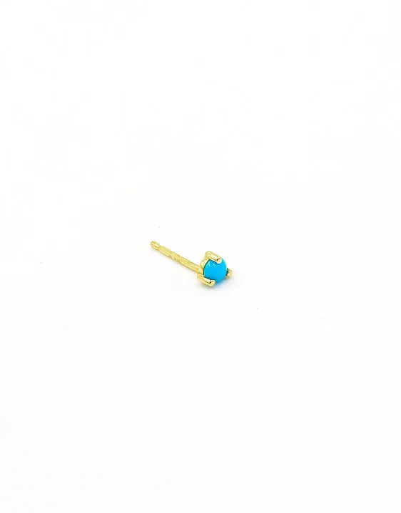 Kristen Espelth Small Turquoise Neptune Stud