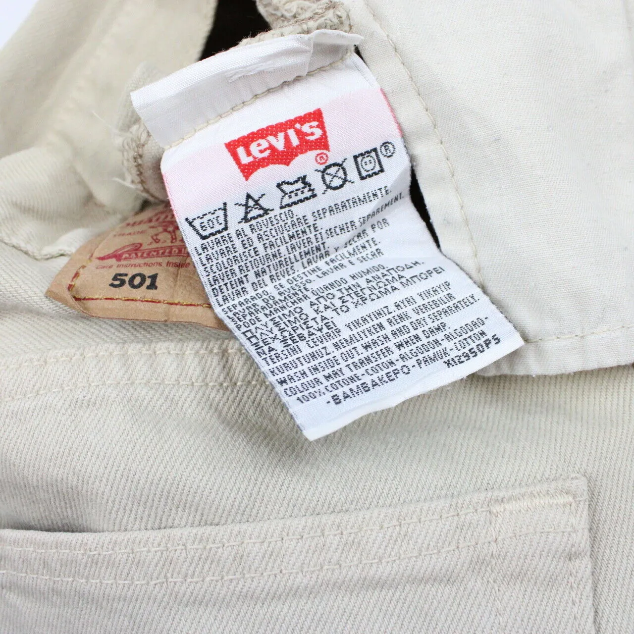 LEVIS 501 Jeans Beige | W32 L36