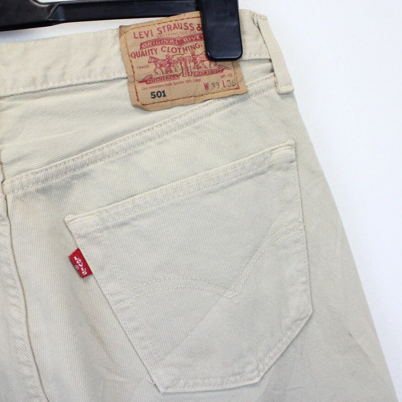 LEVIS 501 Jeans Beige | W32 L36