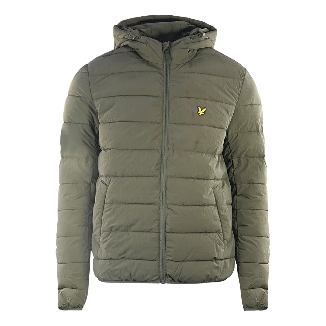 Lyle & Scott Lightweight Puffer Green Jacket