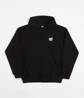 Magenta Dove Plant Hoodie - Black