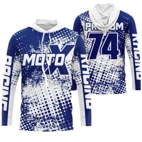 Maillot Cross Personnalisé Protection UV, Cadeau Original Pilote MX, T-shirt Dirt Bike Passion - CT21122204