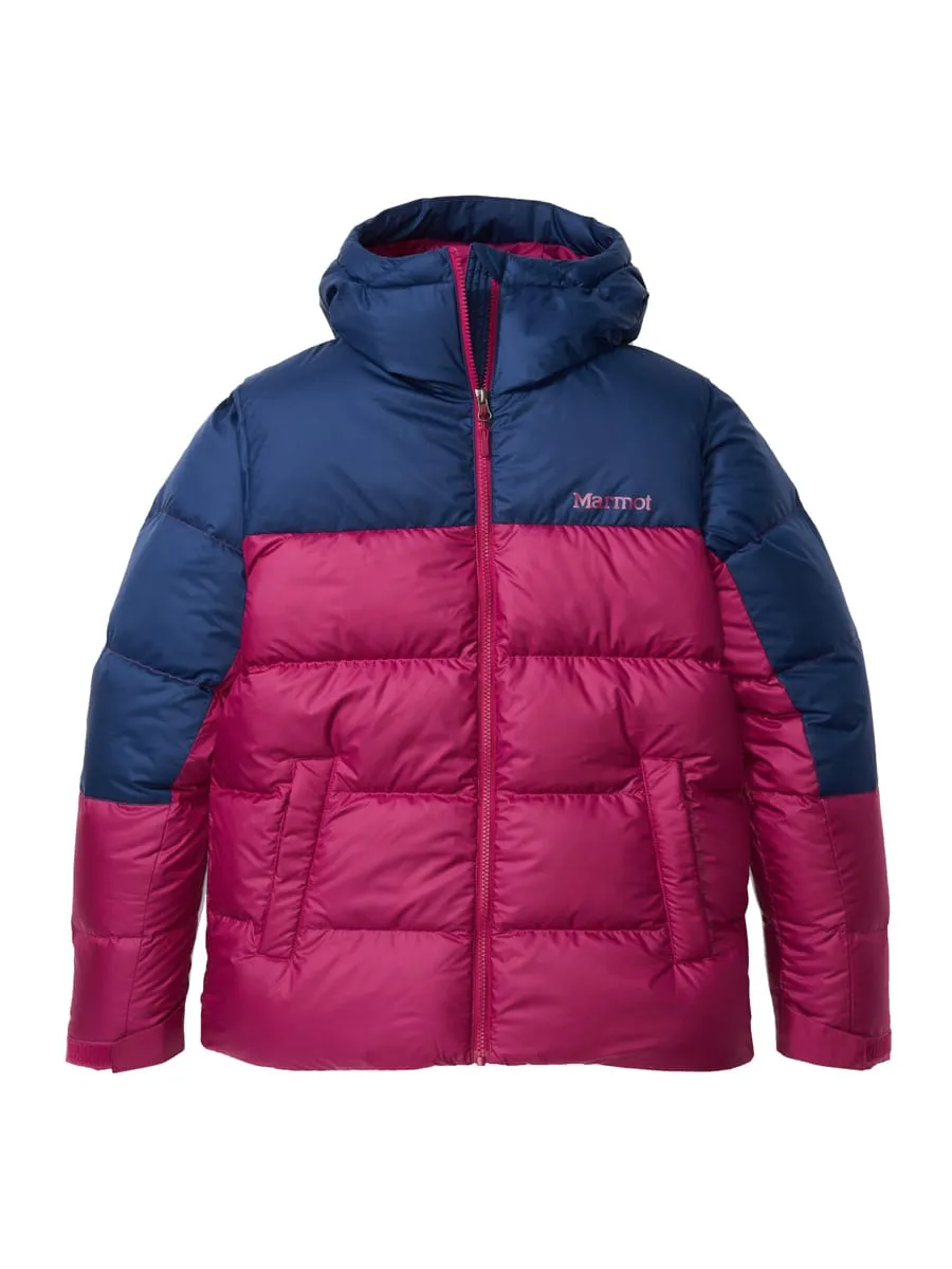 Marmot Women's Guides Down Hoody Wild Rose/Arctic Navy | Buy Marmot Women's Guides Down Hoody Wild Rose/Arctic Navy he