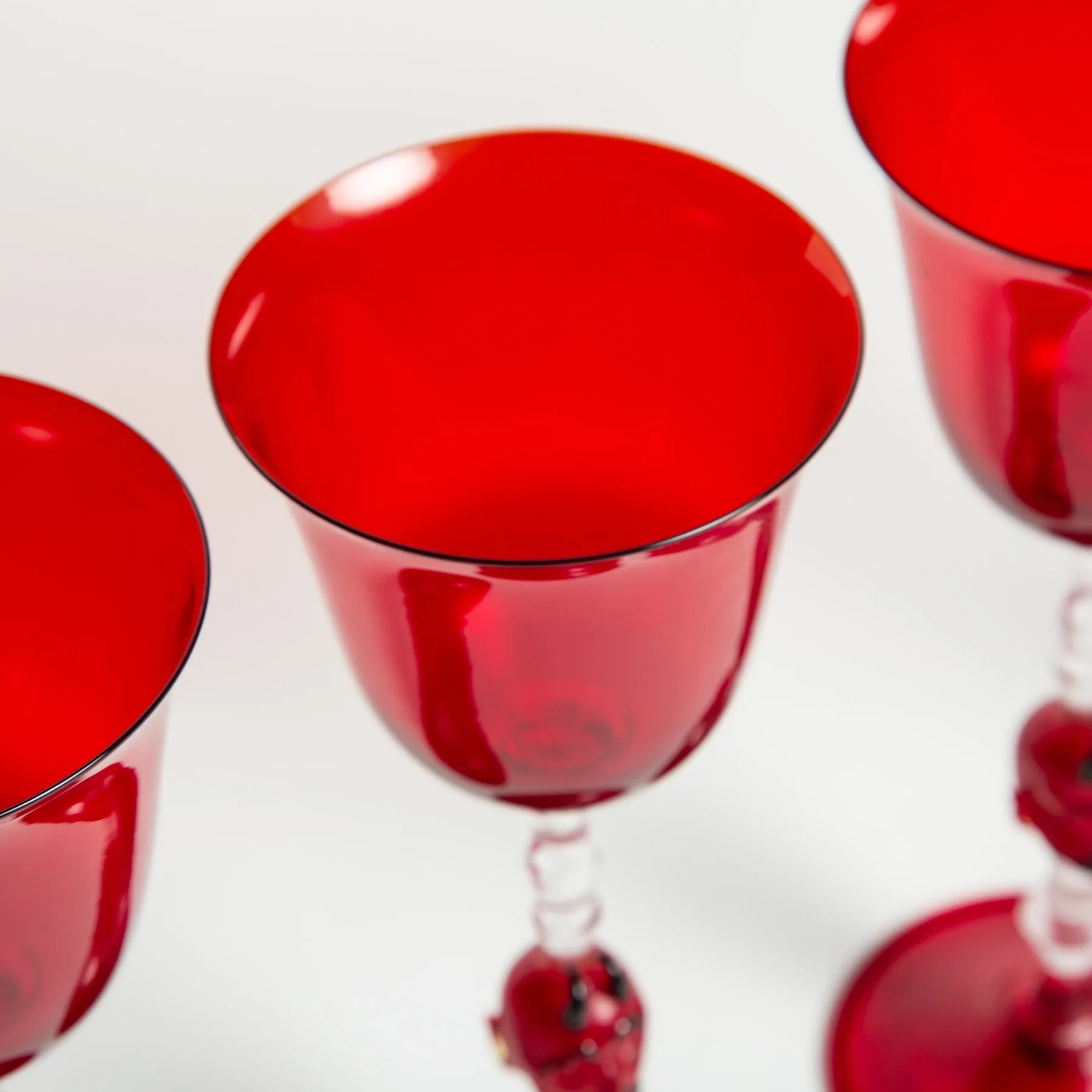 MAXFIELD PRIVATE COLLECTION | SET 4 DEVIL WINE GLASSES