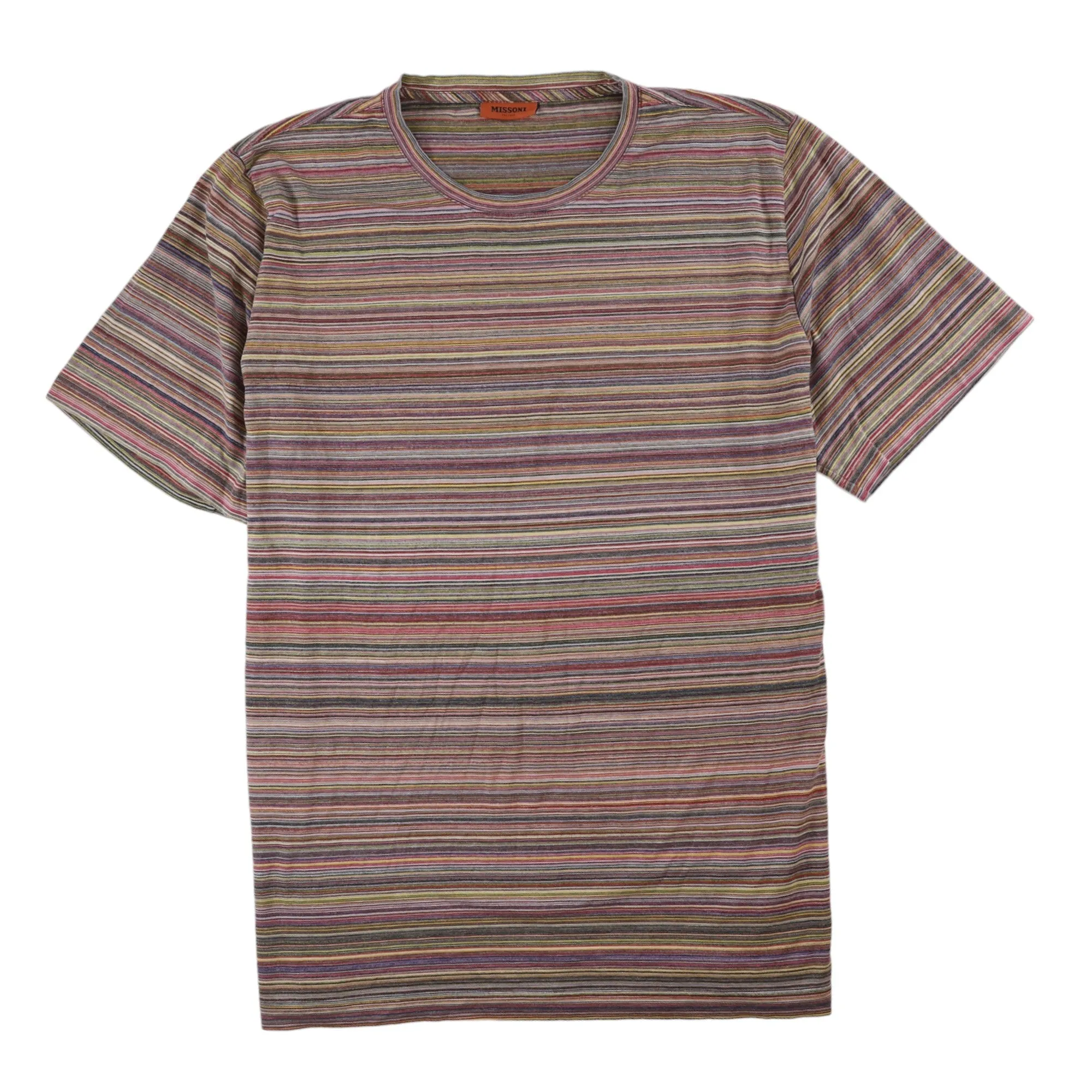 Men's Stripe Logo T-Shirt Multi-Coloured Size XXL