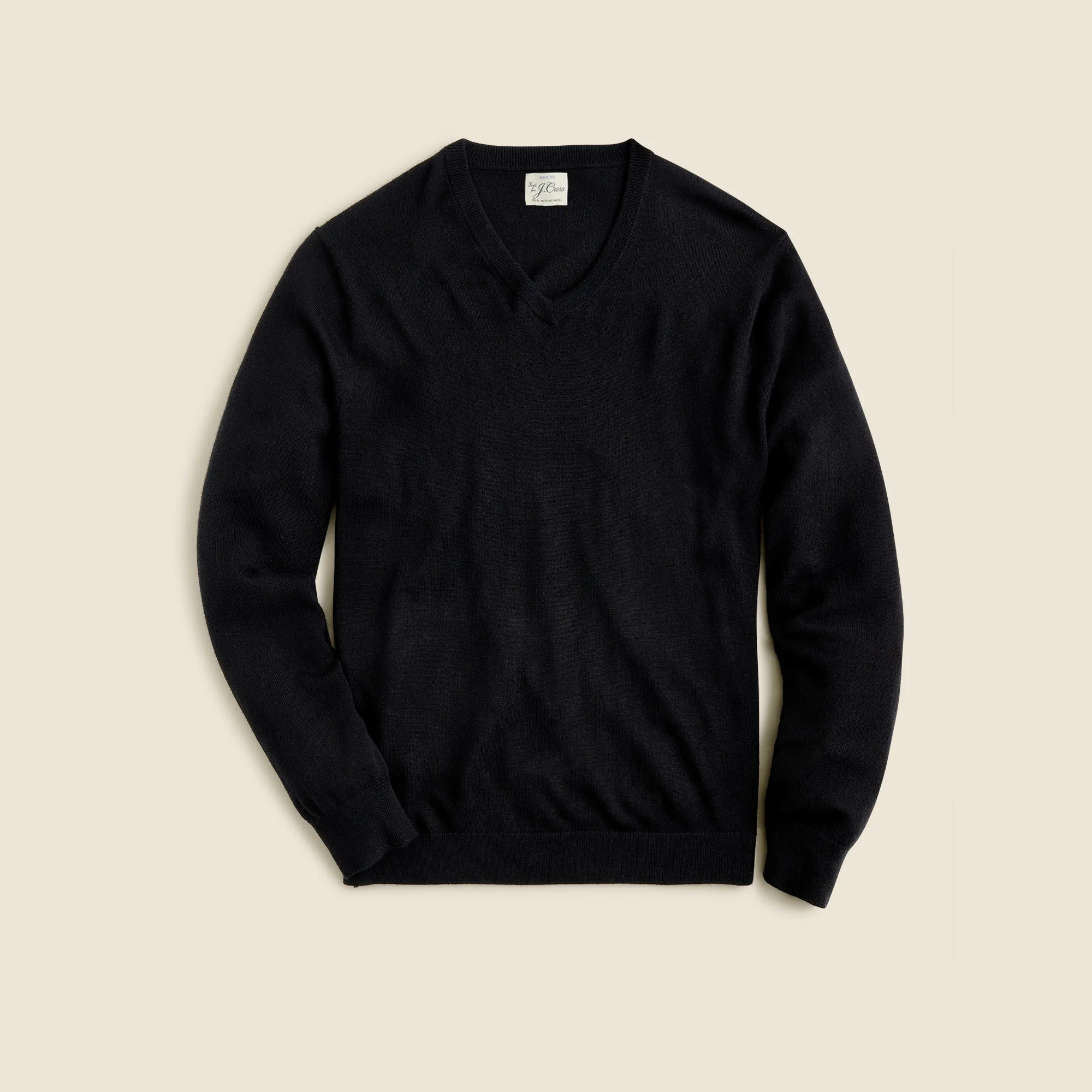 Merino wool V-neck sweater