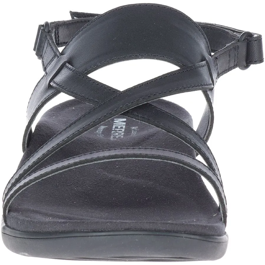 Merrell District Hayes Strap Leather Women's Black - A One Clothing