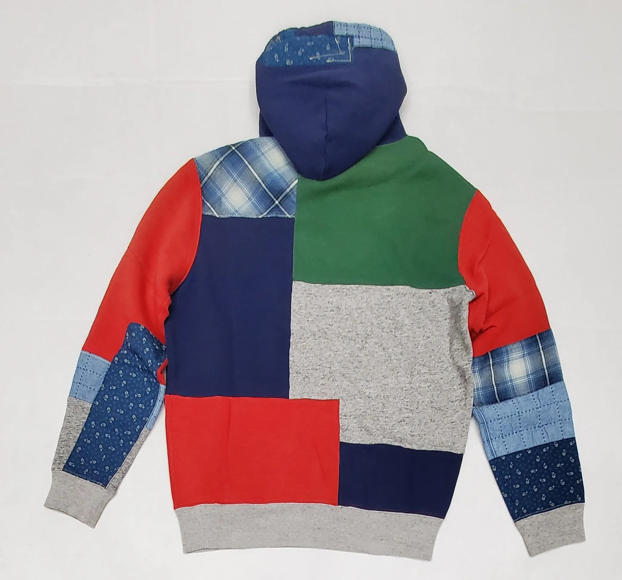 Nwt  Polo Ralph Lauren Flag Patchwork Hoodie