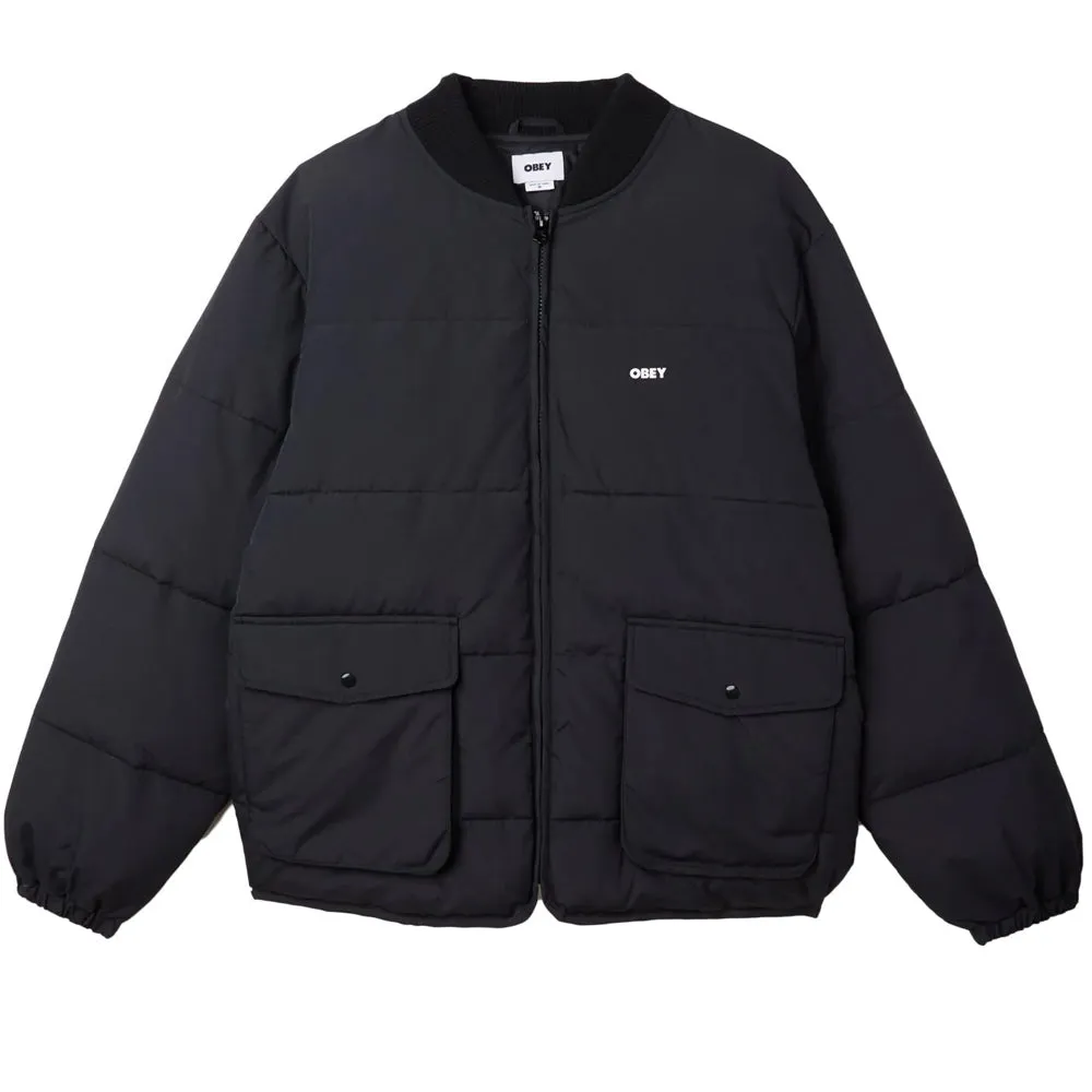 OBEY CHARLIE JACKET // BLACK