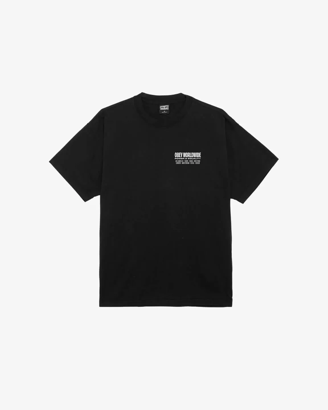 OBEY WORLDWIDE POWER & EQUALITY HEAVYWEIGHT T-SHIRT | Obey Clothing UK