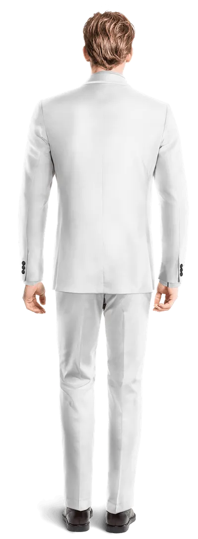 Off-white slim fit Tuxedo with