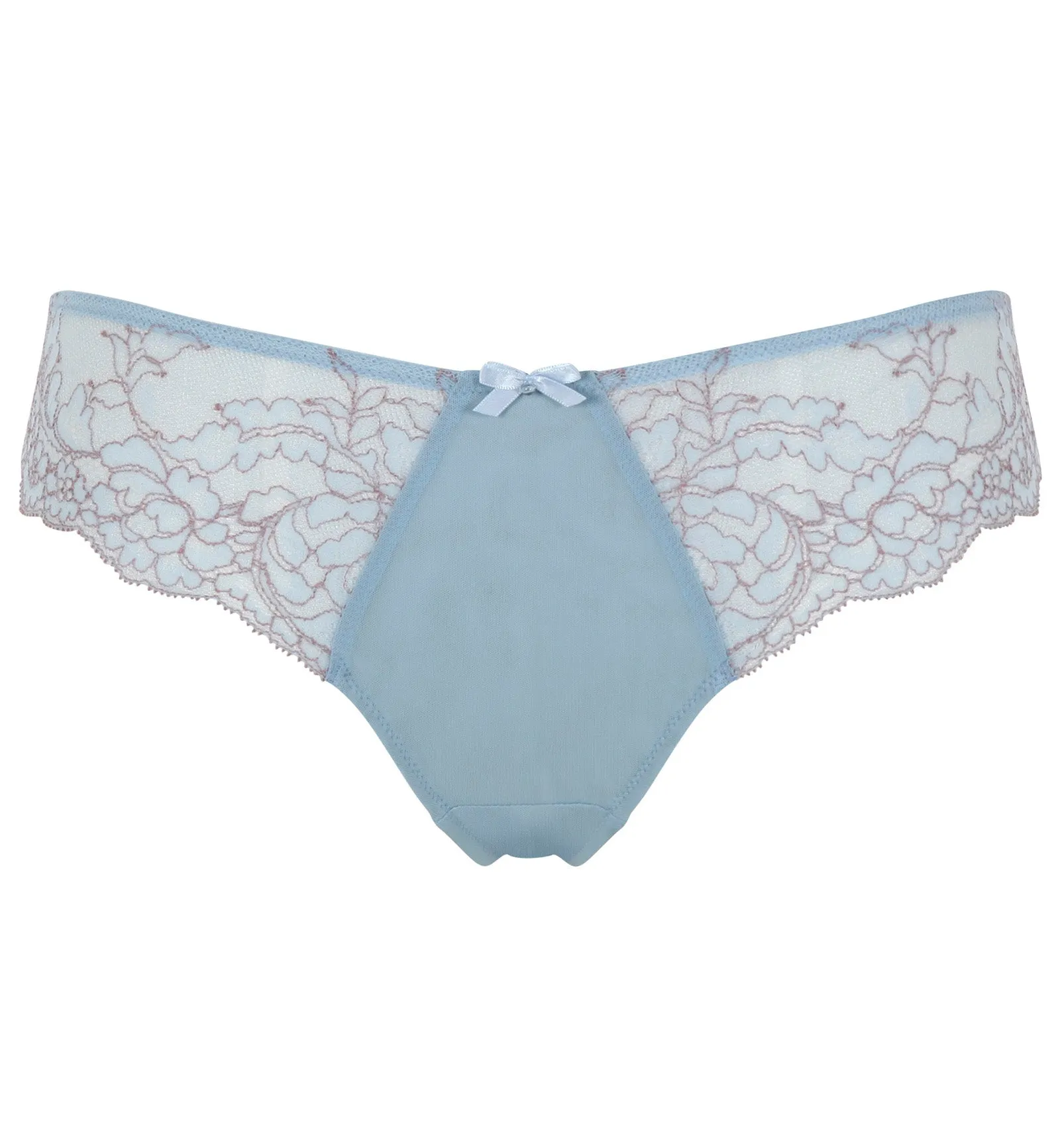 Panache Ana Brazilian Thong (9399) - Blue/Ash Rose