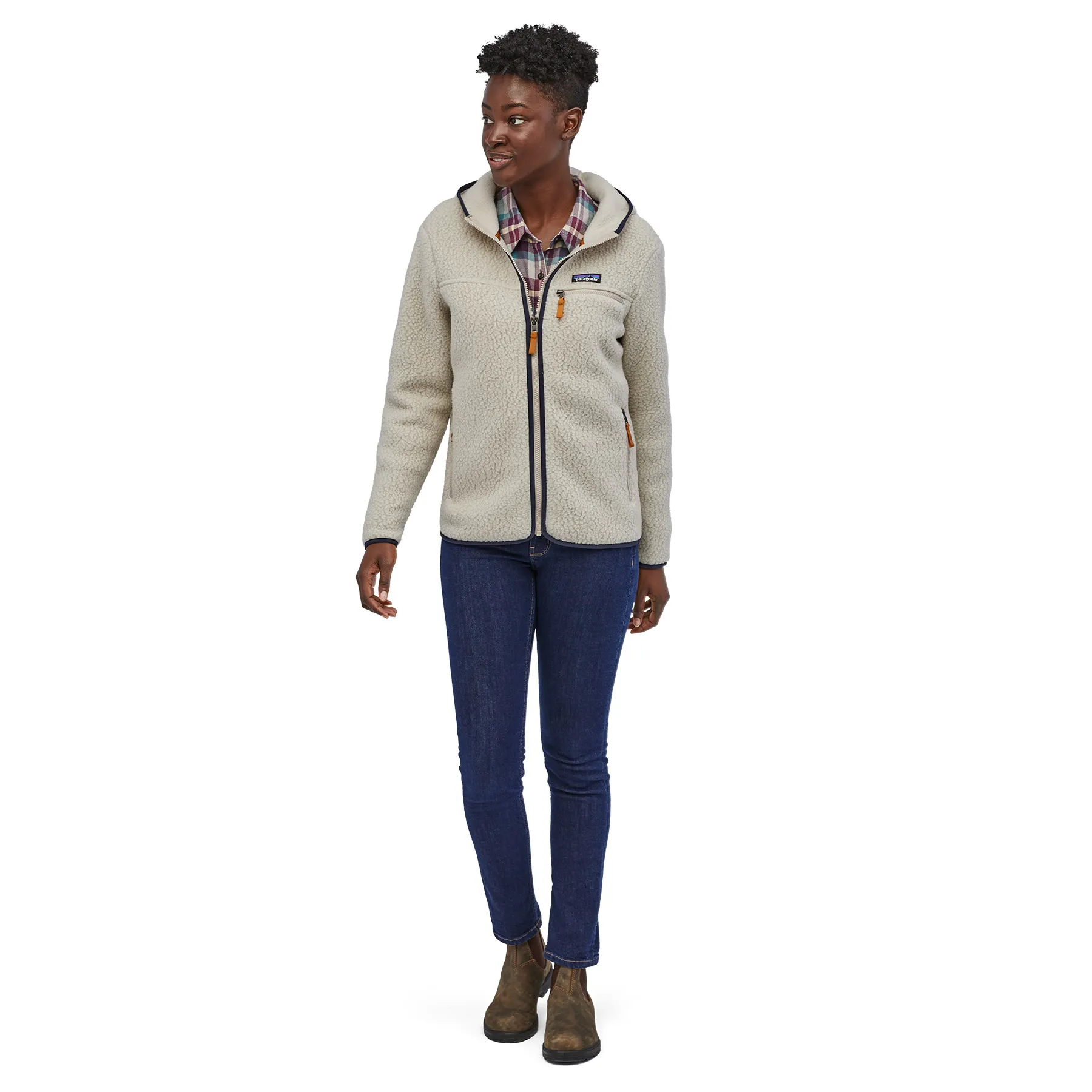 Patagonia Women's Retro Pile Fleece Hoody Pelican | Buy Patagonia Women's Retro Pile Fleece Hoody Pelican here | Outno