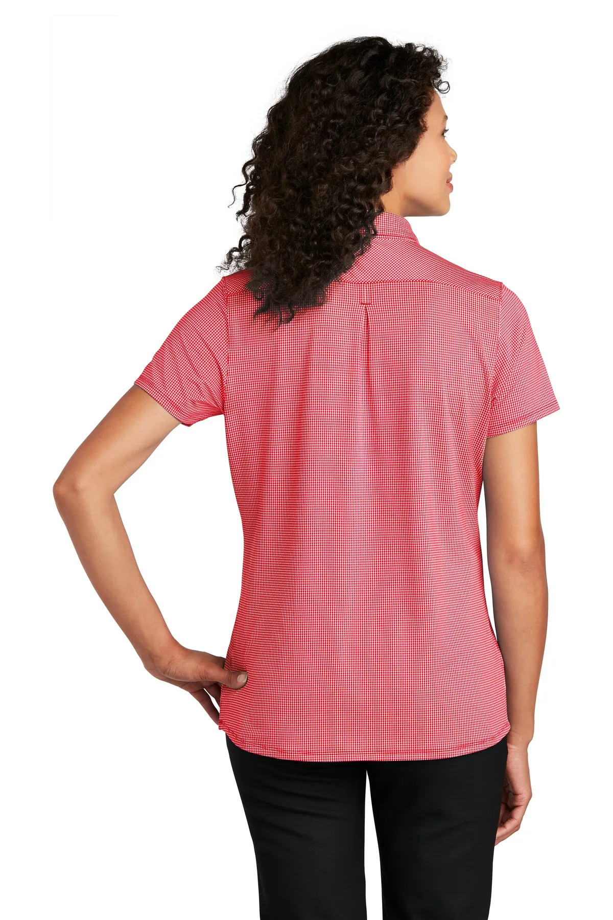 Port Authority Clothing LK646 Port Authority    Ladies Gingham Polo SKU: LK646