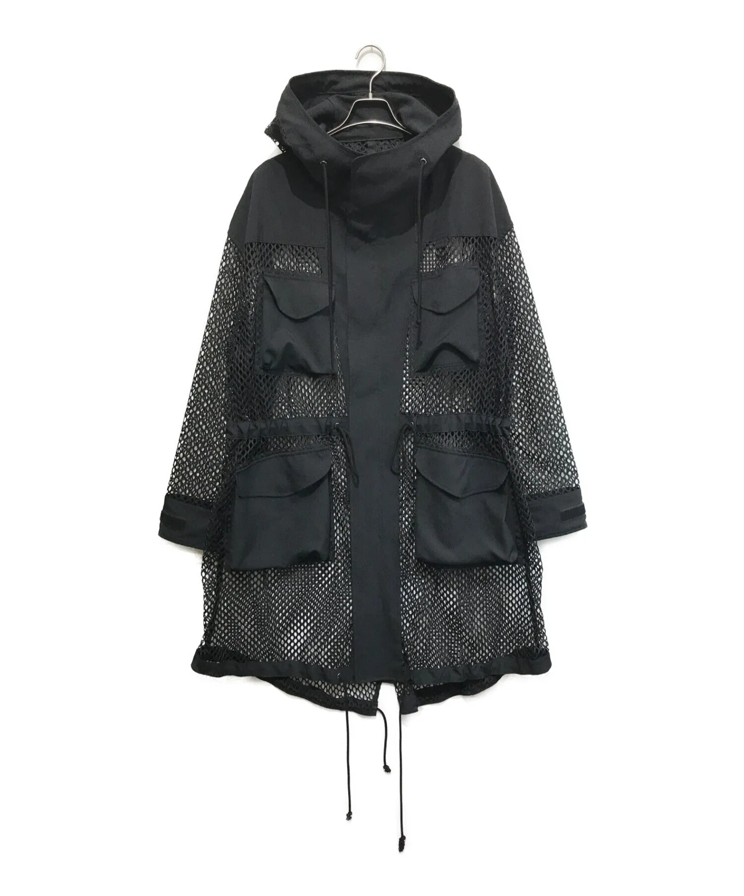 [Pre-owned] s'yte Mesh Coat/Mod Coat/Hooded Coat UQ-C02-805