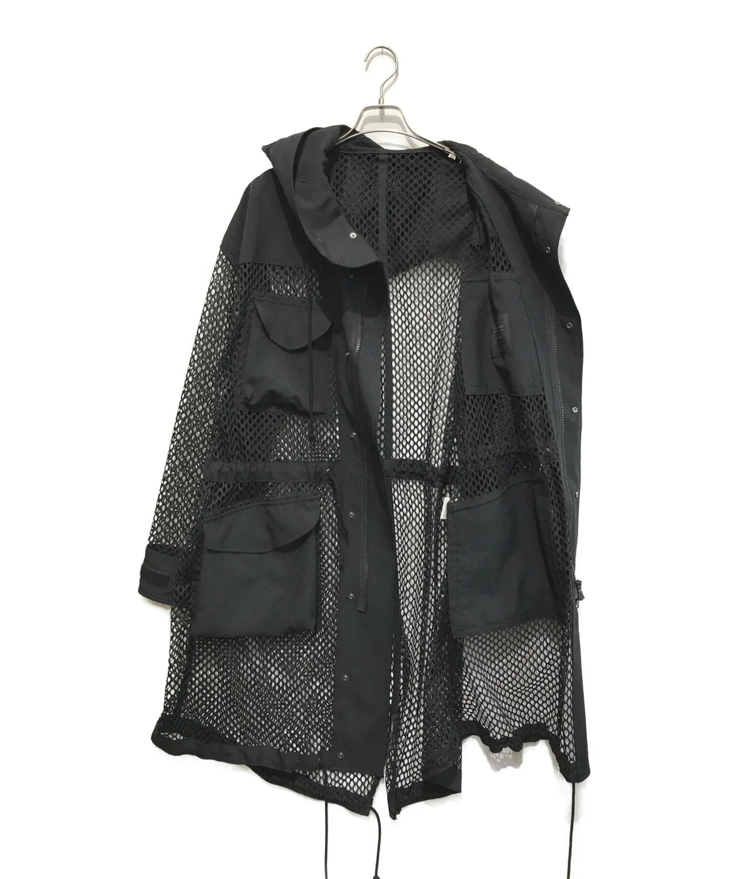 [Pre-owned] s'yte Mesh Coat/Mod Coat/Hooded Coat UQ-C02-805