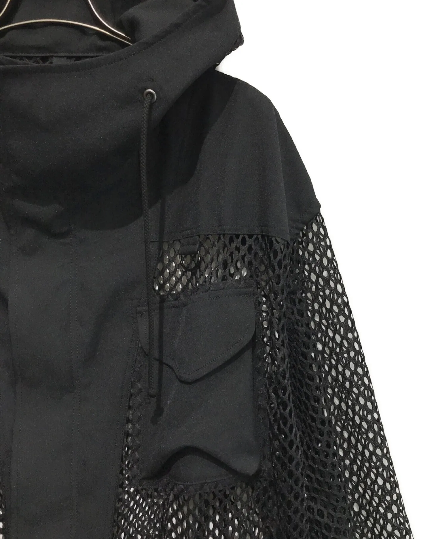 [Pre-owned] s'yte Mesh Coat/Mod Coat/Hooded Coat UQ-C02-805