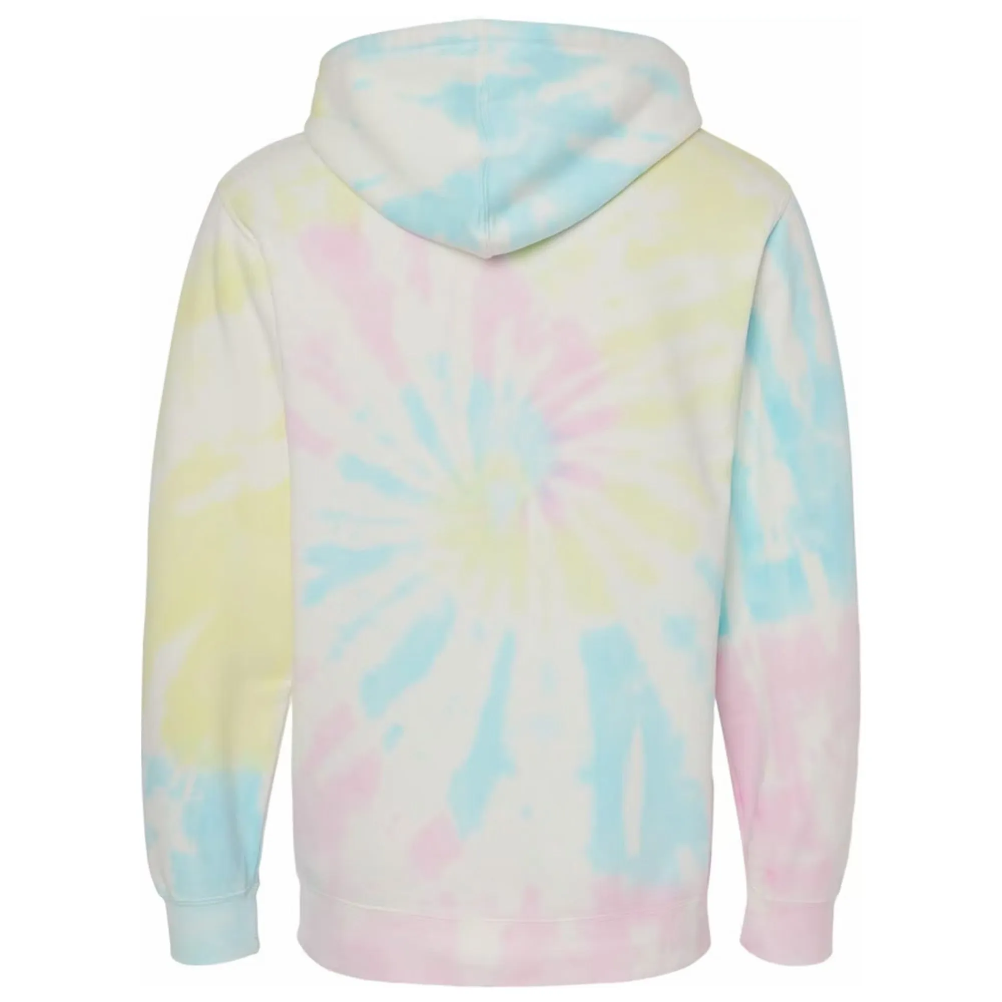 Premium Tie-Dye Midweight Hoodie – Sunset Swirl