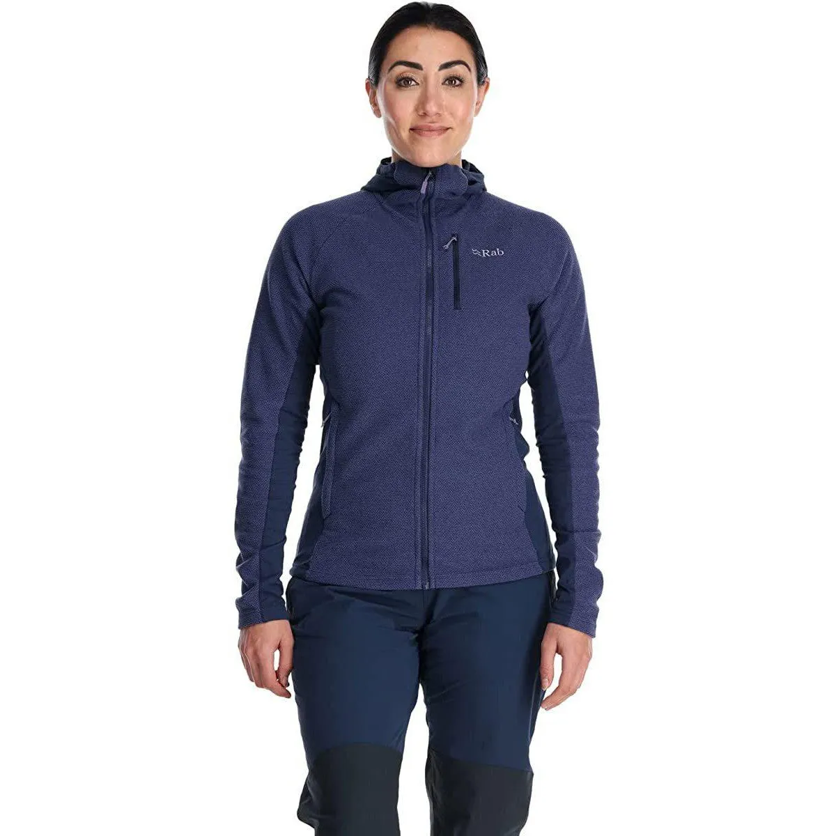 Rab Women's Capacitor Hoody Midweight Fleece Jacket for Hiking and Climbing