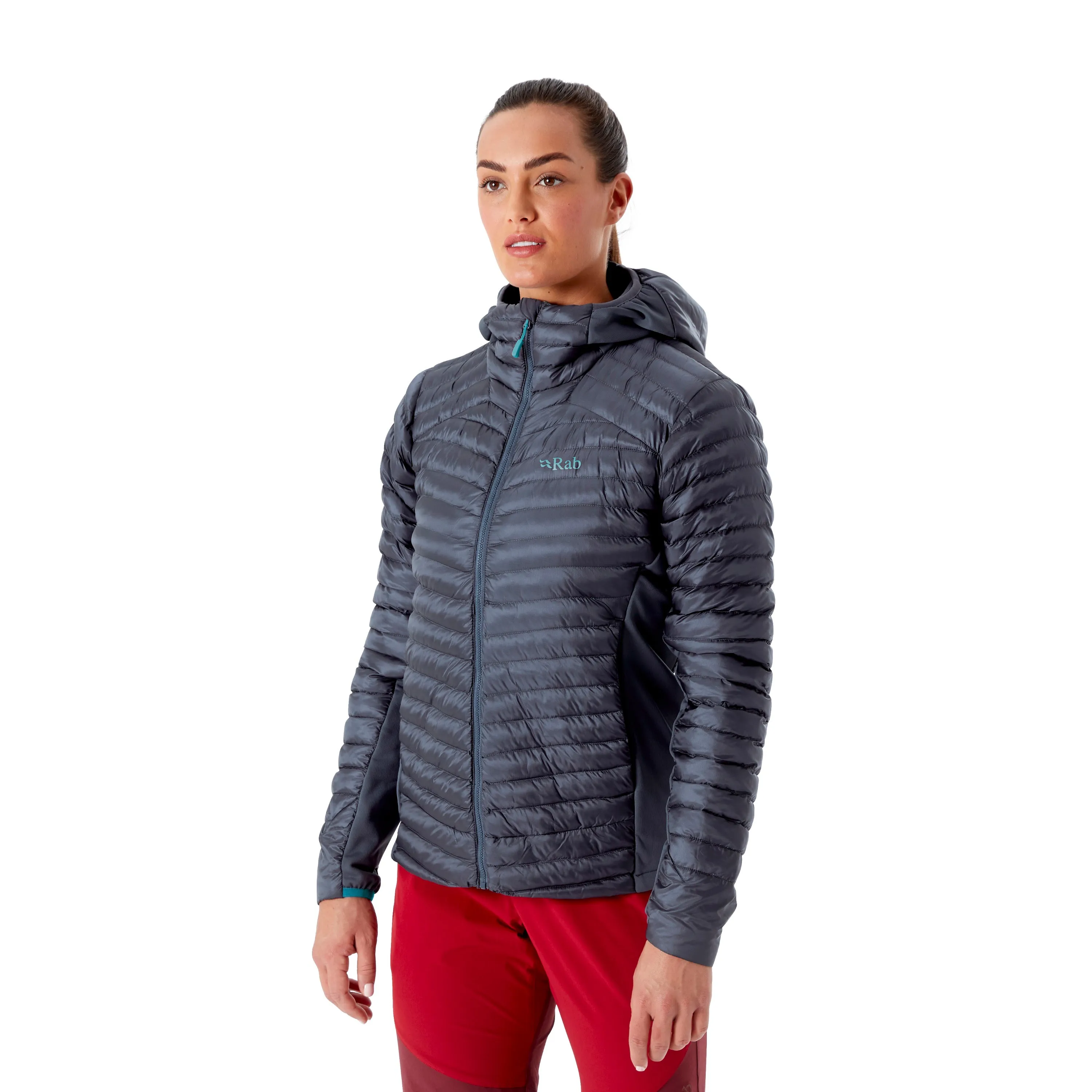 Rab Women's Cirrus Flex 2.0 Insulated Hoody Steel | Buy Rab Women's Cirrus Flex 2.0 Insulated Hoody Steel here | Outno