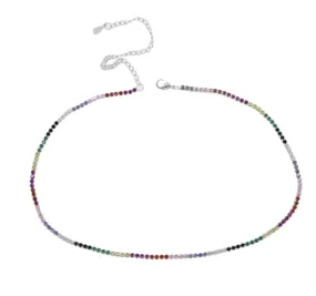 Rainbow Tennis Choker